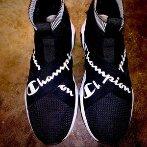 Black and white champion size 10.5